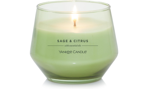 SAGE AND CITRUS ESSENTIAL OIL SCENTED CANDLE
